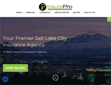 Tablet Screenshot of insurepro.biz